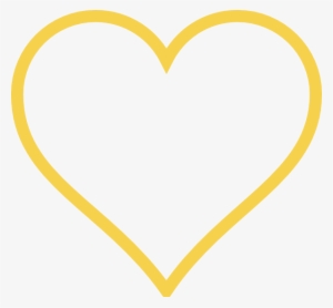 Black Heart With White Outline #654829