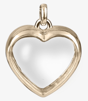 Stow Lockets Medium Rose Gold Heart Locket Pendant - Locket #655216