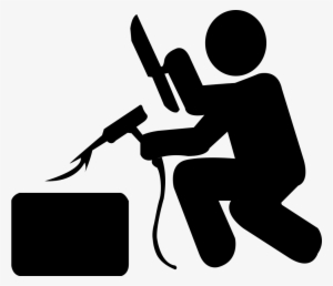 Transparent Download Welder Vector Silhouette - Welding Logo Icon #655659