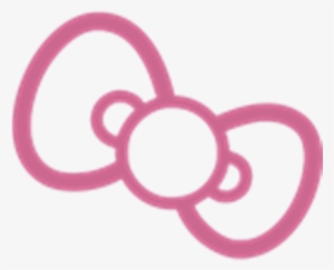 Hello Kitty Bow Png - Hello Kitty Outline Drawing #656235