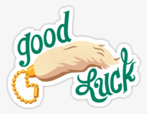 Good Luck Sticker By Elizabeth Levesque - Bratwurst #656914