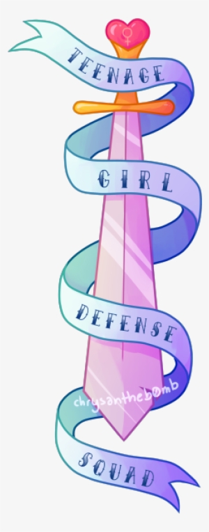 Personal Pastel Digital Feminism Complete Artists On - Teenage Girl Defense Squad 17" Laptop Sleeve #657142