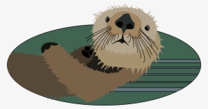 Clipart - Sea Otter - Sea Otter Clip Art #657604