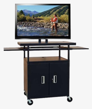 Buhl Vcom Plcab5434e Adjustable 54 In - Hamilton Buhl - Flat Panel Av Cart With Locking Cabinet #657688