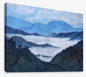 Foggy Landscape Canvas Print - Summit #657774
