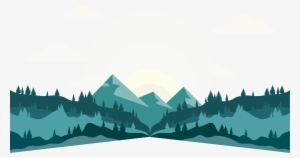 Landscape Euclidean Vector - Mountain Range Vector Png #658026