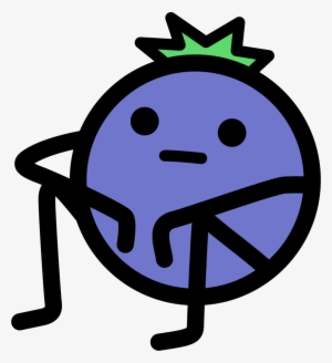 Blueberry Clipart Man - Strange Times For Berry Club #658203