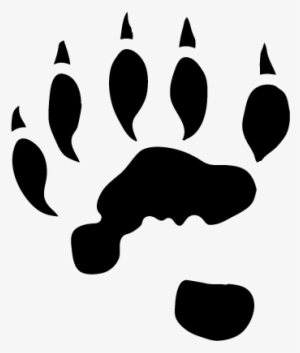 Paw Clipart Otter - North American River Otter Footprint #658355