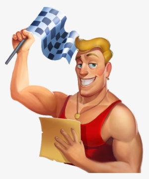 Farm Relay Race Macho Man - Macho Png #658769