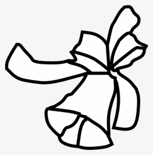 Bell Clipart Outline - Christmas Bell Outline #658770