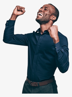 Man Looking At A Tablet - African Man Happy #659020