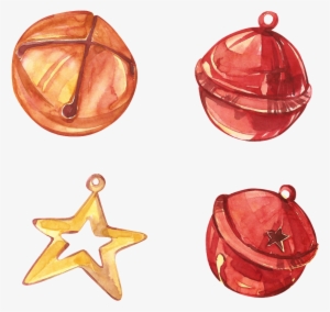 Painted Cartoon Bell Png Transparent Material - Stock Illustration #659109