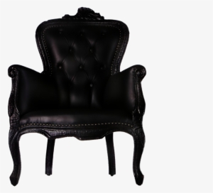 Black Armchair Png Image - Maarten Baas Smoke Burnt #659257