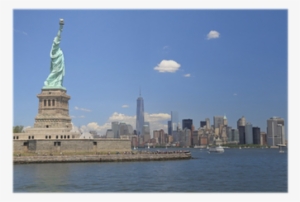 Statue Of Liberty And New York Skyline Poster • Pixers® - New York City #659770