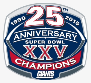 New York Giants Png Transparent Image - Super Bowl 25 Logo #659943
