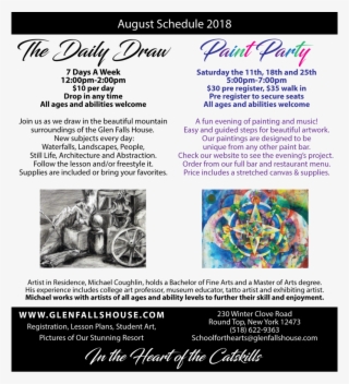 Glen Falls House School For The Arts August #6502319