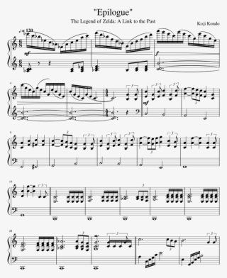 "epilogue" Sheet Music Composed By Koji Kondo 1 Of #6502816