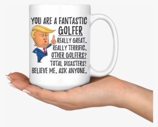 Funny Fantastic Golfer Trump Coffee Mug #6505577