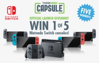 Win 1 Of 5 Nintendo Switch Consoles #6505941