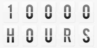 5 Years To Get To 10,000 Hours #6507587