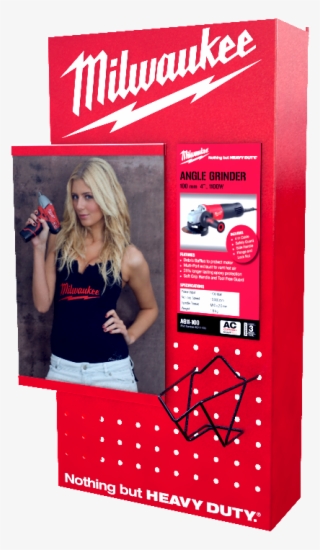 The Milwaukee Girl Adorns The New Tool Promo Area Designed #6511943