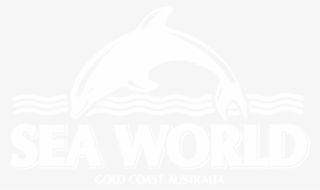 Sea World Logo Black And White #6512525