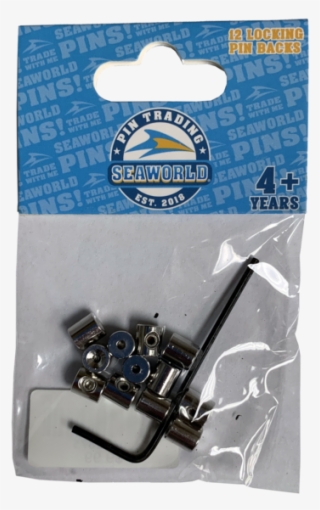 Locking Pin Backs 12 Pcs #6512670