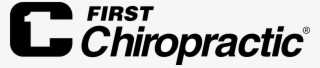 First Chiropractic Logo Black And White #6514945