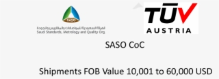 Saso Certificate Of Conformity For Shipments Fob 10k #6516355