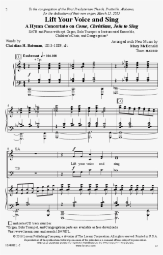 Lift Your Voice And Sing Thumbnail Lift Your Voice #6516842