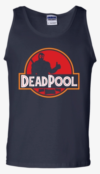 Deadpool Jurassic World Logo Tank Top #6516993