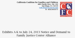 Exhibit A To Ccfc Notice Letter Re #6522968