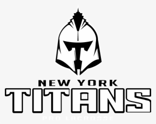 New York Titans Logo Black And White #6523544