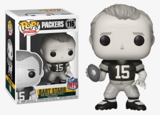 Bart Starr Green Bay Packers Black And White Legends #6526161