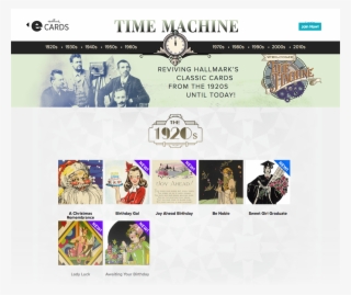 Decade Logos For Hallmark's Time Machine, Which Takes #6528146 Decade Logos For Hallmark's Time Machine, Which Takes #6528146