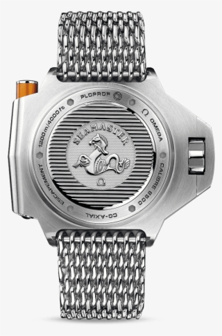 Omega's Seahorse On The Case Back Of A Seamaster Watch #6531254
