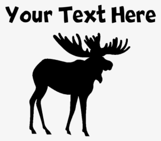 Custom Moose Silhouette Mousepad #6535269