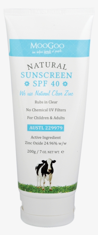 Natural Sunscreen Spf40 Broad Spectrum 200g #6537799