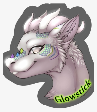 Glowstick Headshot Badge Com #6539637