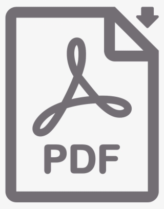 Pdf Icon Gray #6540916