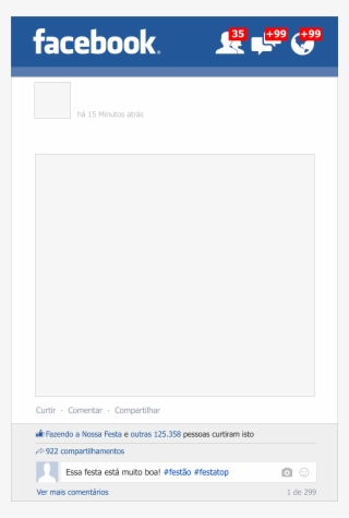 Moldura Facebook Png #6541555