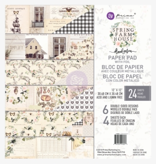 Prima Spring Farmhouse Paper Pad #6542068