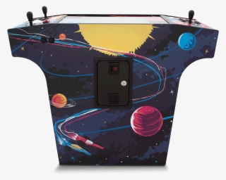 "space Race" Cocktail Arcade Machine With 250 Arcade #6546283