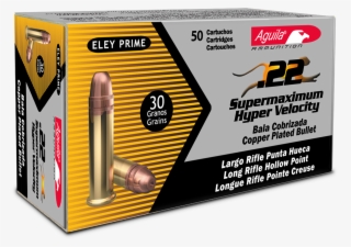 Aguila 1b222297 Super Maximum 22 Long Rifle 30 Gr Hollow #6549654