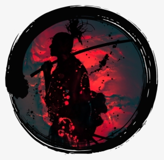 Japanese Samurai In Enso Zen Circle Shirt Can Find #6552409