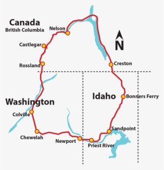 Wacanid Bike Ride Wa, Id, Bc #6553115