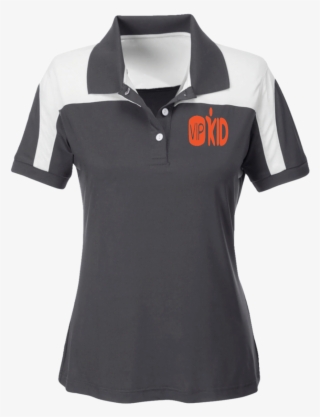 Vipkid Logo Embroidered Ladies Color Block Polo #6556254