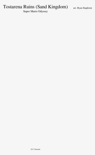 Tostarena Ruins Sheet Music For Flute, Clarinet, Piano, #6558117