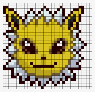 Jolteon Head Perler Bead Pattern / Bead Sprite #6558440