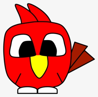 Cardinal, Big Eyes, Cartoon Animal #6558806